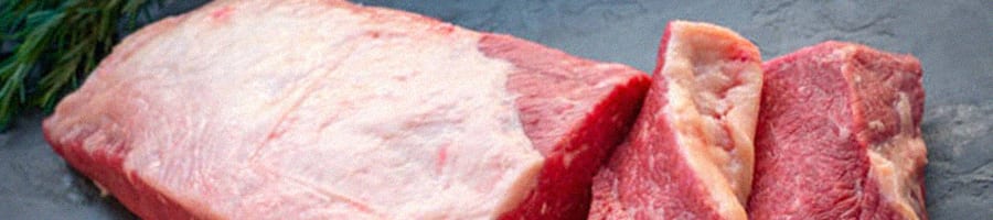 Slices of Brisket meat