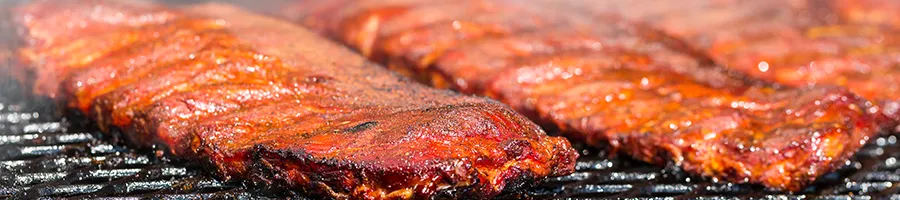 Bab back ribs on smoker