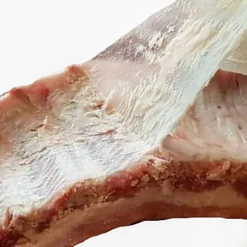 Removing the membrane of baby back ribs