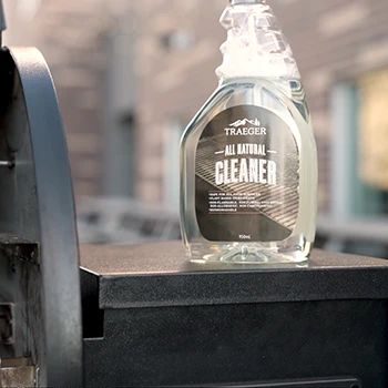 A spray cleaner for Traeger