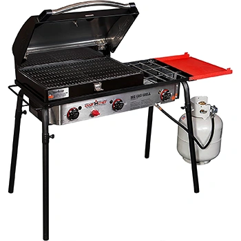 Camp Chef grill with propane gas