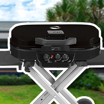 Coleman Roadtrip 285 with standup portable gas grill outdoor