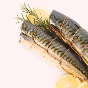 Wrapped fish