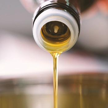 Oil being poured