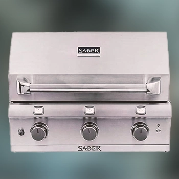 Saber Premium 500 32-Inch Infrared Gas Grill With Side Burner