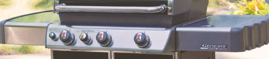 A shot of weber grill close up