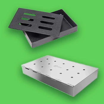 Two smoker box made with different materials