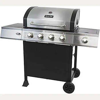 Dyna-Glo DGB495SDP-D 4 Burner Open Cart Propane Gas Grill