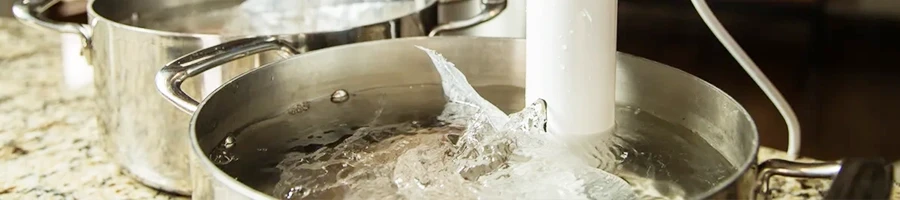 Reheating chicken wings using a sous vide machine