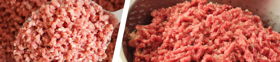Draining ground beef through a colander or using a spoon