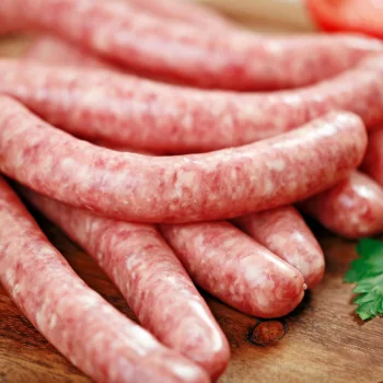Raw sausages