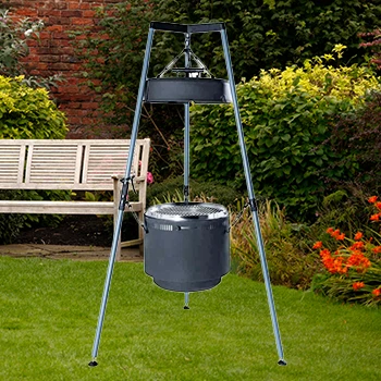 Burch Barrel BBQ Smoker Grill & Fire Pit Combo