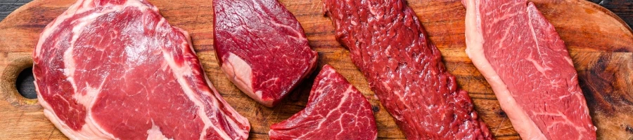 Raw angus beef steak