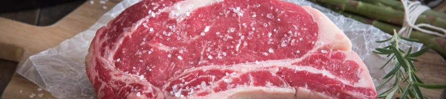 A raw meat seasoned with salt.