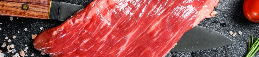 A thinly sliced raw meat