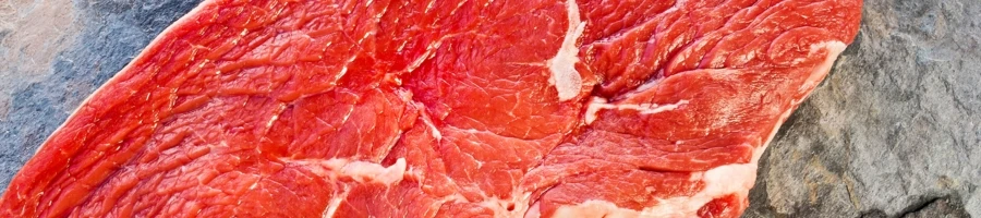A freshly sliced meat