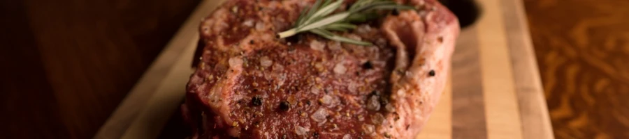 A well seasoned Bison Steak