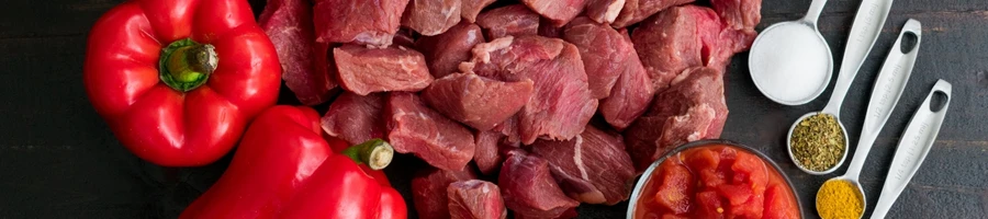 The ingredients for braised pork