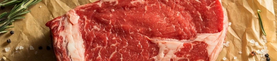 A fresh sliced meat