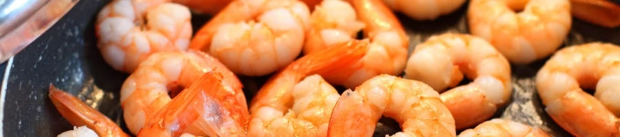 Cooking shrimp