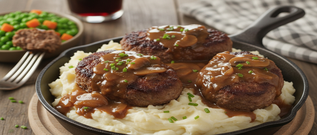 Slow Cooker Salisbury Steak Recipe (Packed With Flavor)