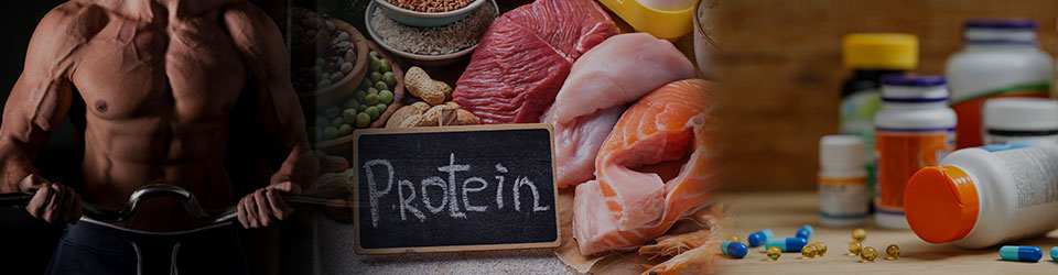 healthy protein and supplements
