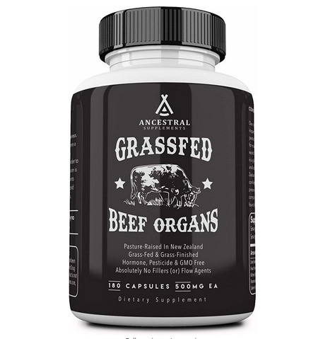 Ancestral Supplements Grass Fed Beef Organs