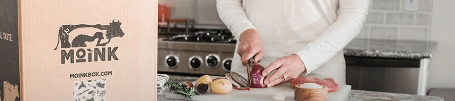 a woman preparing the Moink Box