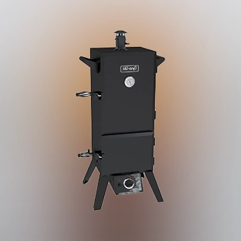 dynaglo vertical gas smoker