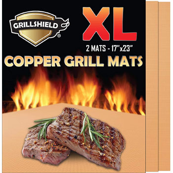 grillshield extra large copper grill mat