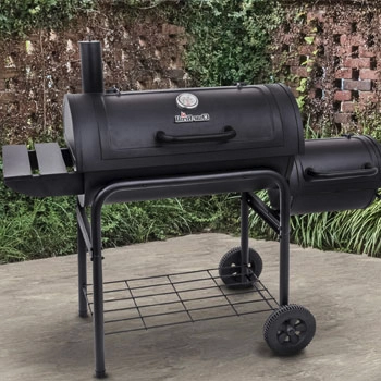 Offset Smoker outdoors