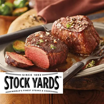 the meat stockyards steaks serves