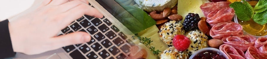 typing, and food