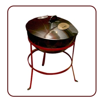 A replica of the original 1951 Weber kettle grill