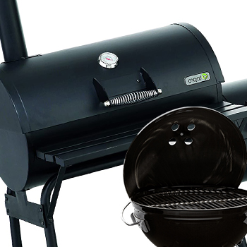 A smoker and a small grill