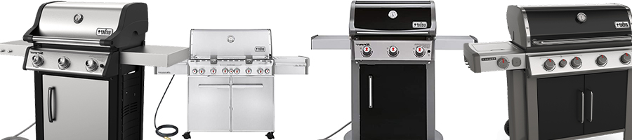 Different kinds of gas grills