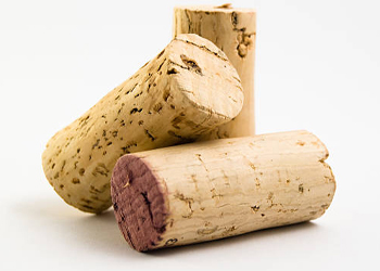 Close up image of 3 corks