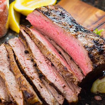 A cut of flank steak