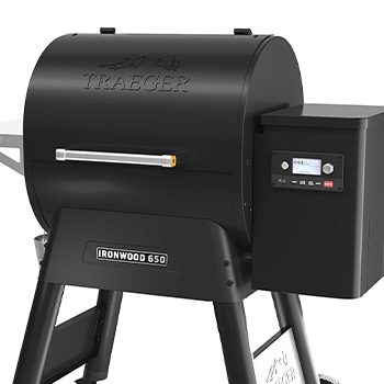 Traeger Ironwood 650 in plain white background