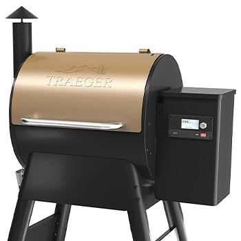 A Traeger pro series 575 in plain background