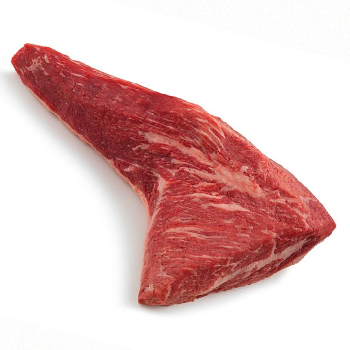 Tri-Tip steak on plain background