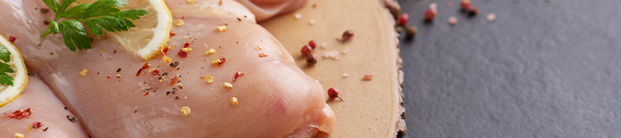 Chicken breast close up image