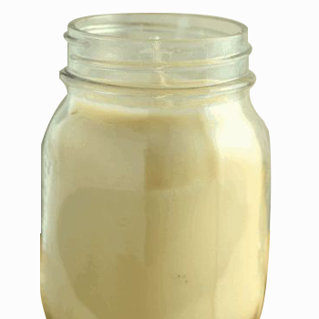 A jar of lamb tallow