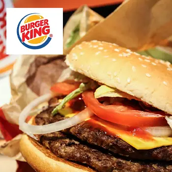 Close up image burger fast food