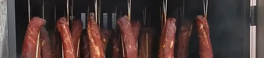 Smoking process of meat