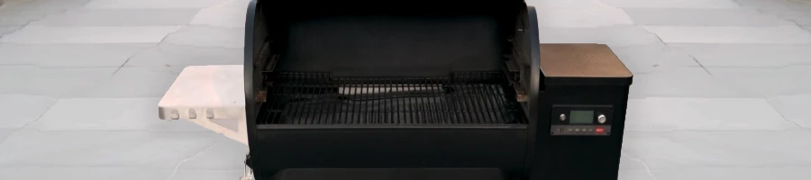 Top view of a Traeger outdoor