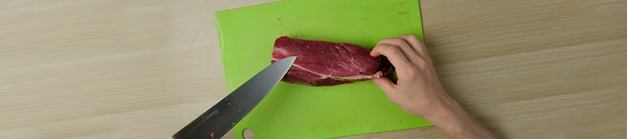 meat on a cutting board