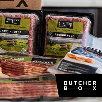 Butcherbox products on table