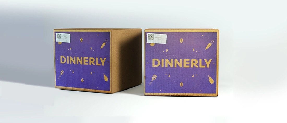 Two boxes of Dinnerly product