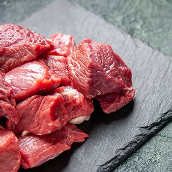 Chopped raw beef